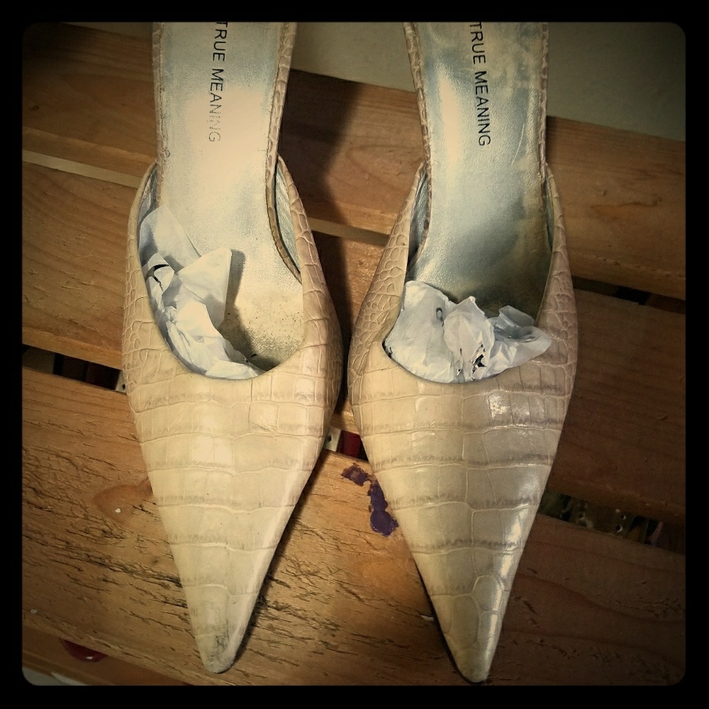 True Meaning Slide on Heels